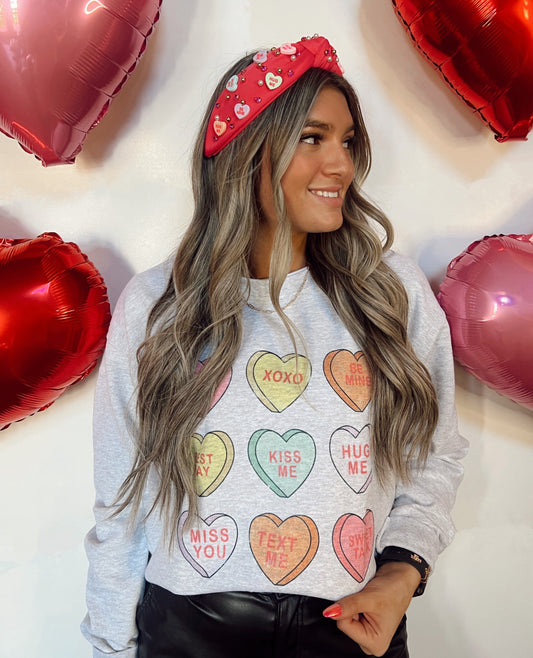 Conversation Heart’s Sweatshirt