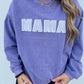 Mama Corded Crewneck