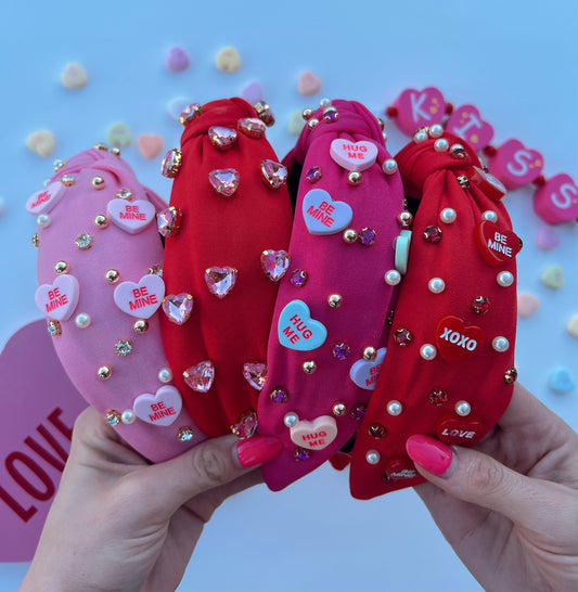 Valentine’s Studded Headbands