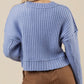 Knit Sweater- SKY BLUE