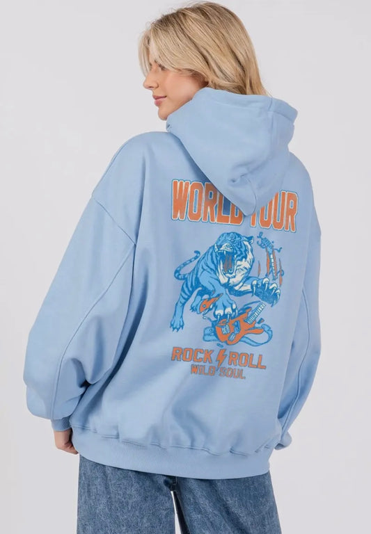 BLUE- World Tour Graphic Hoodie