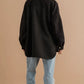 Black Teddy Fleece Shacket