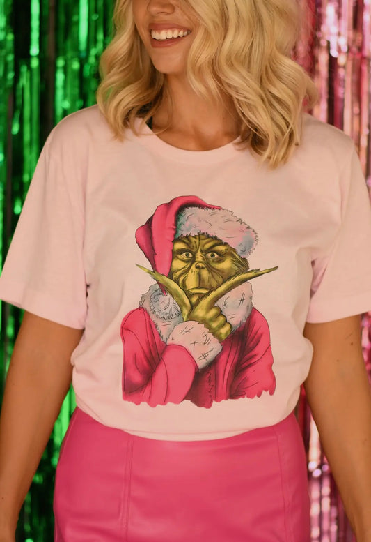 Pinkmas Grinch Tee