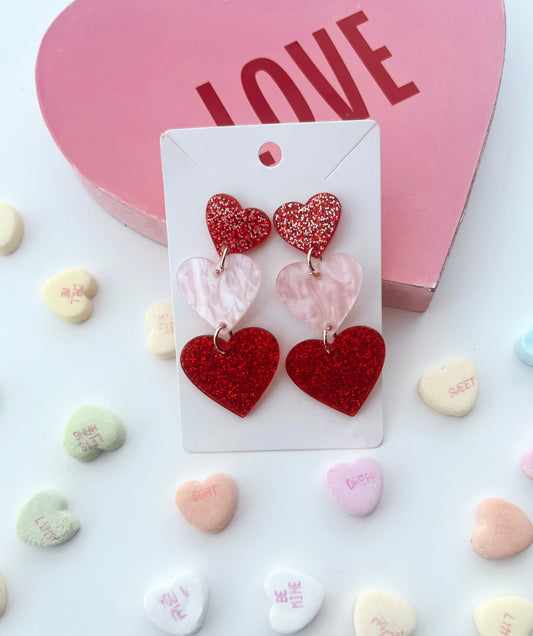 Glam Heart Earrings