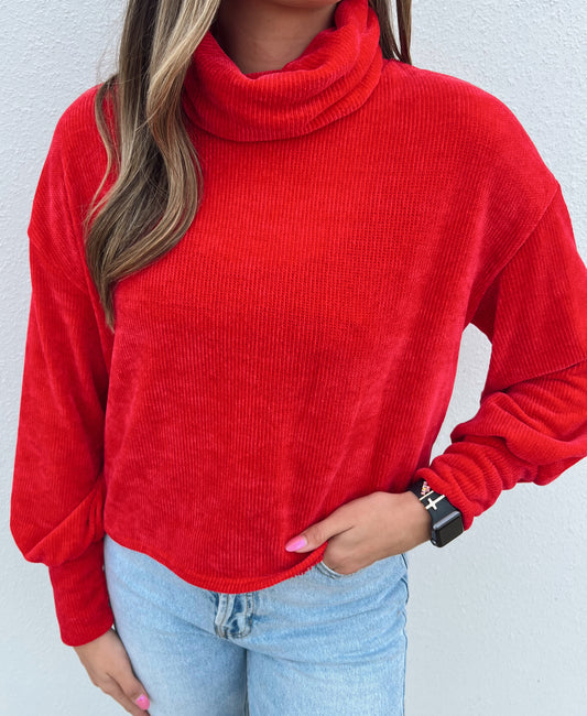 Sweetheart Cropped Sweater