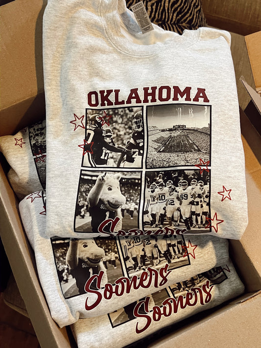 Oklahoma Sooners Collage Sweatshirt