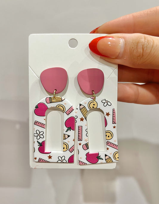 Teacher Collage Earrings