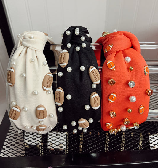 Football Studded Headbands