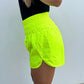 Cool Breeze Shorts- HIGHLIGHTER YELLOW